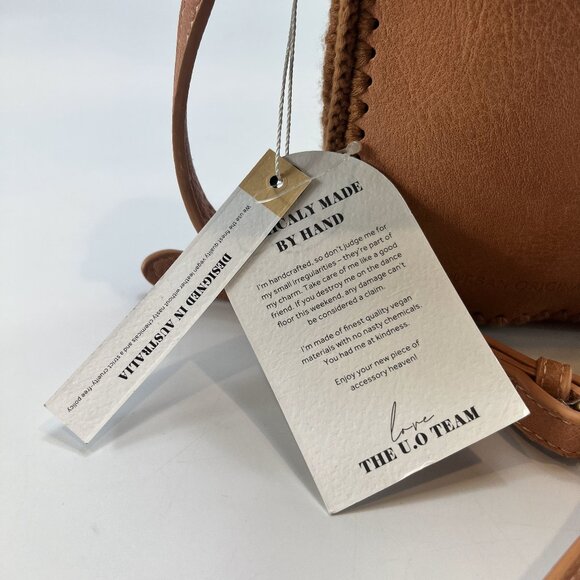 NWT Urban Originals Vegan Love Fest Crochet Crossbody Purse - Picture 7 of 16